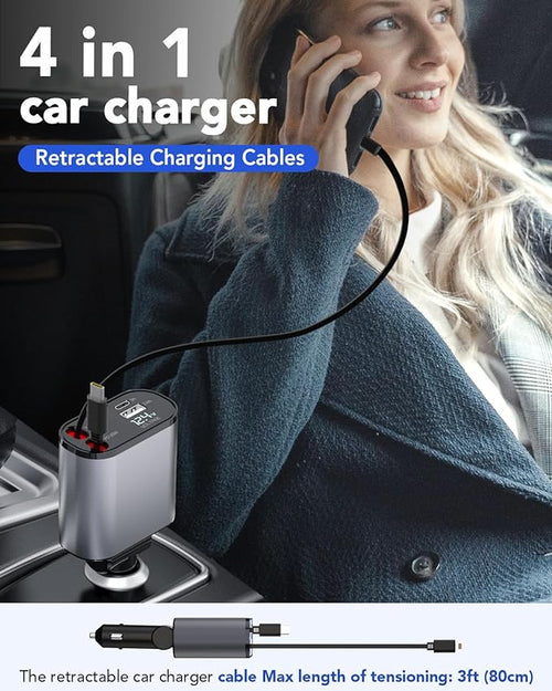 RallyCore 4-in-1 Fast Car Charger