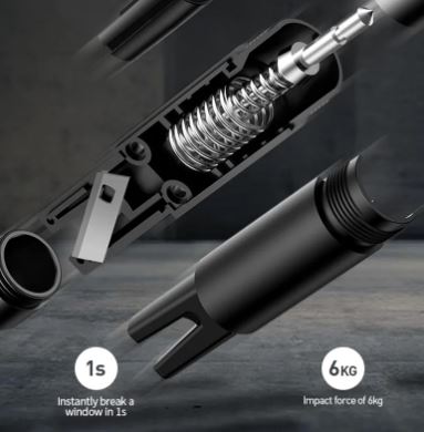 RallyCore Safety Hammer & Emergency Tool